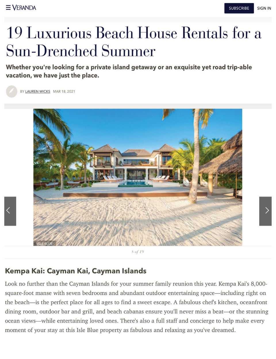 19 luxurious beach house rentals for a sun-drenched summer